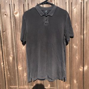 Sleeve Polo in Black Seven for all mankind